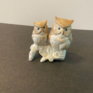 OTAGIRI JAPAN OWLS ON A BRANCH